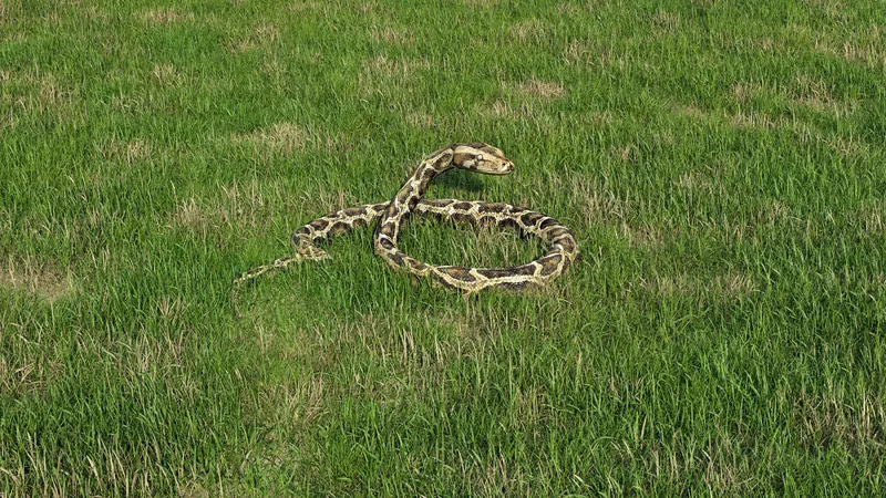 огромная змея, фото - Новости Zakon.kz от 30.04.2026 17:07
