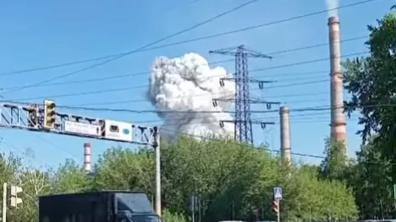 взрыв на заводе в Усть-Каменогорске