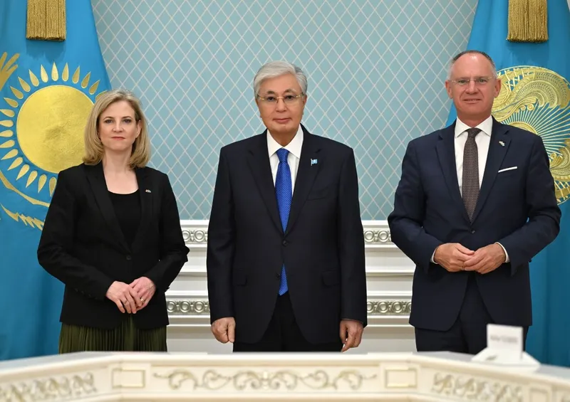Токаев, министры Австрии, Акорда, фото - Новости Zakon.kz от 06.05.2026 16:49