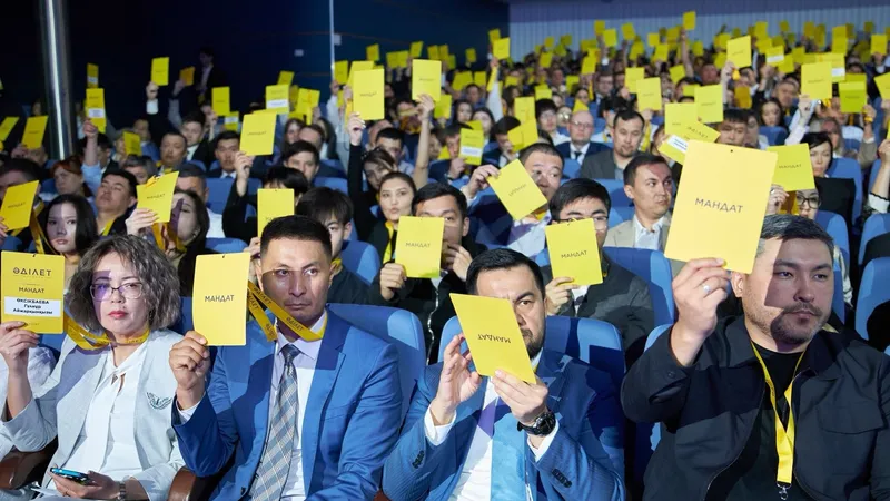 партия "Әділет", учредительный съезд, фото - Новости Zakon.kz от 07.05.2026 13:21