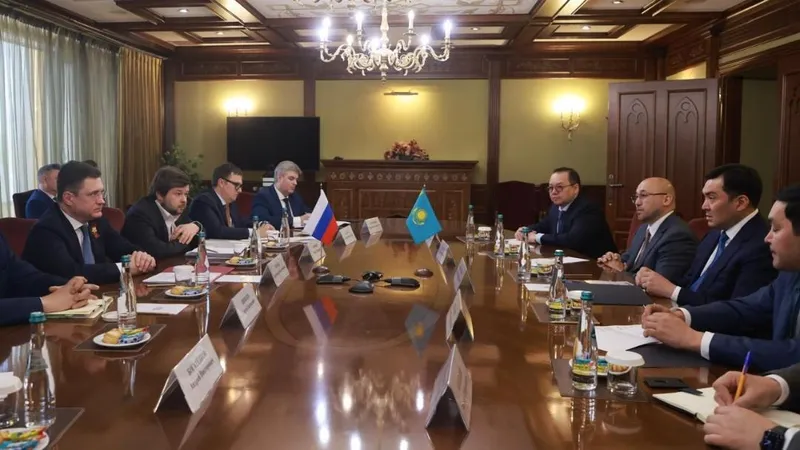 министр энергетики РК Ерлан Аккенженов, Москва, встреча