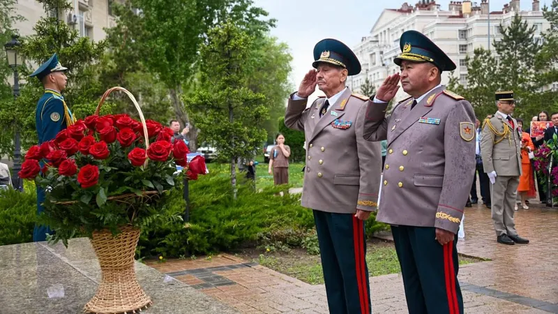 возложение цветов, фото - Новости Zakon.kz от 09.05.2026 11:24