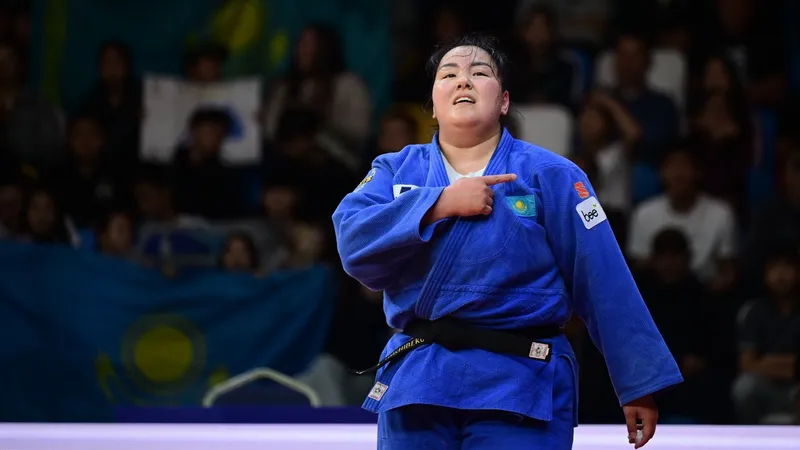 Аида Тойшыбекова завоевала бронзовую медаль на турнире Grand Slam по дзюдо в Астане