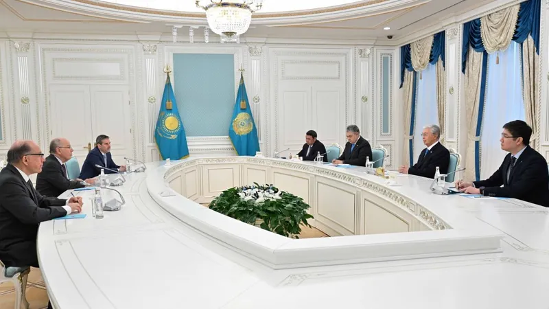 Токаев и министр Бразилии