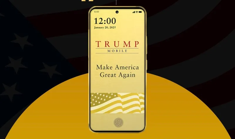 Золотой телефон Трампа, фото - Новости Zakon.kz от 13.05.2026 02:30