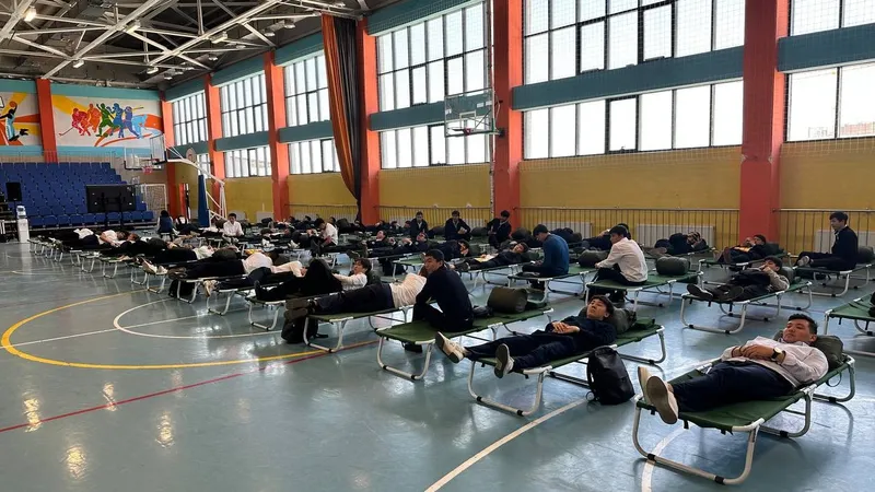 сейсмотренировка в Алматы, учения, землетрясение, фото - Новости Zakon.kz от 14.05.2026 16:53