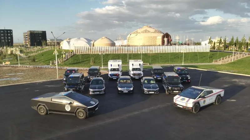 Tesla Cybertruck, Туркестан, фото - Новости Zakon.kz от 14.05.2026 11:21