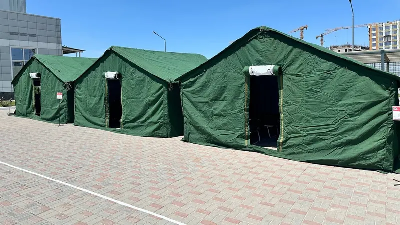 сейсмотренировка в Алматы, учения, землетрясение, фото - Новости Zakon.kz от 14.05.2026 16:53