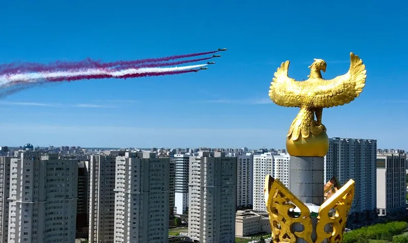истребители, Астана, фото - Новости Zakon.kz от 14.05.2026 12:42
