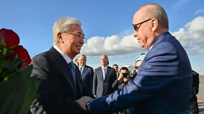 Президенты Казахстана и Турции 
