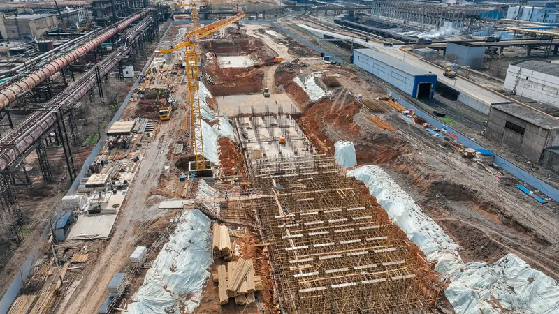 завод, батареи, оборудование