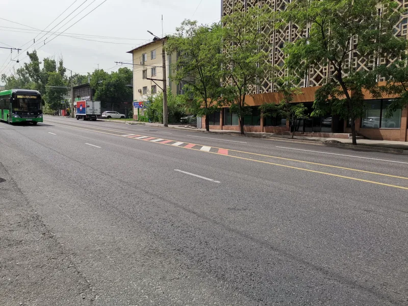 В Алматы на улицах Гагарина и Жарокова появилась новая разметка: что она означает и для чего нужна, фото - Новости Zakon.kz от 21.05.2026 17:36