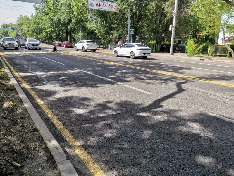 В Алматы на улицах Гагарина и Жарокова появилась новая разметка: что она означает и для чего нужна, фото - Новости Zakon.kz от 21.05.2026 17:36