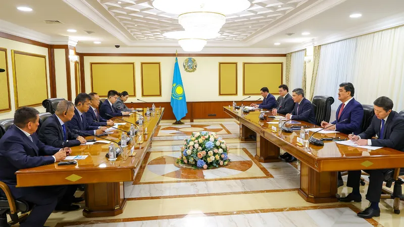 премьер-министр РК Олжас Бектенов, встреча, фото - Новости Zakon.kz от 21.05.2026 14:10