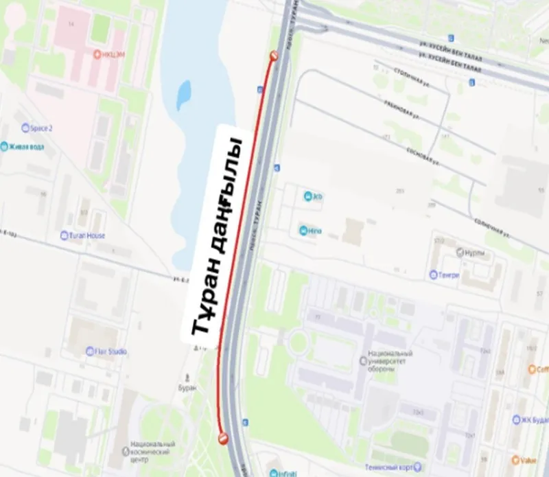 карта, дороги, Астана, фото - Новости Zakon.kz от 22.05.2026 11:09