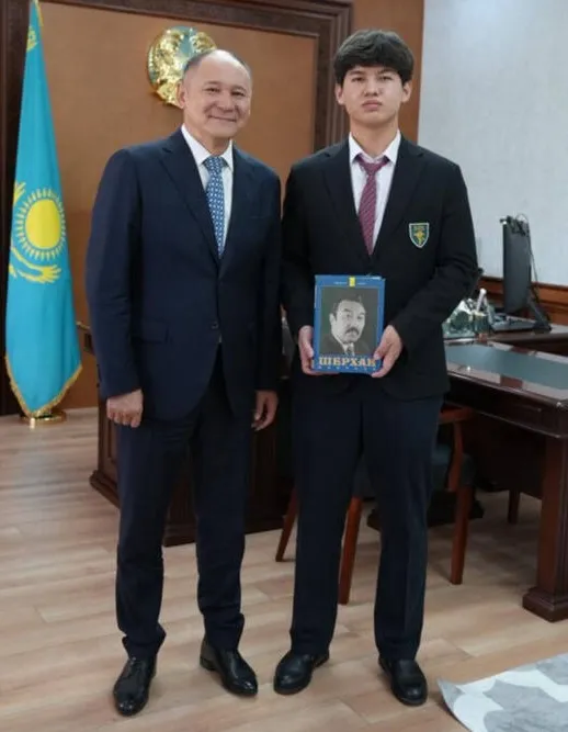 глава ДП, школьник, фото - Новости Zakon.kz от 23.05.2026 11:46