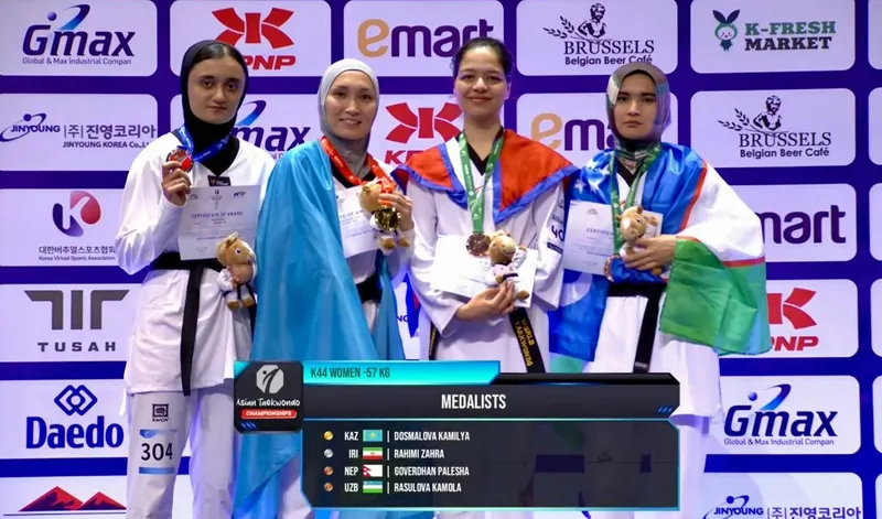 Алматинская спортсменка получила золото на чемпионате Азии, фото - Новости Zakon.kz от 25.05.2026 19:25