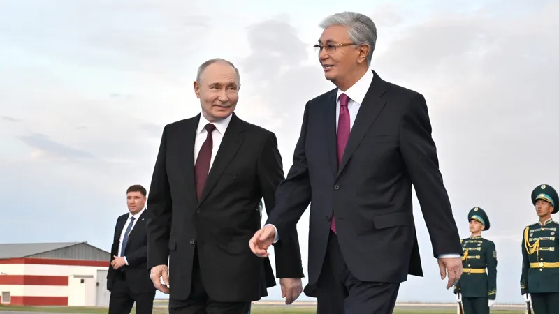 Токаев, Путин, Астана 