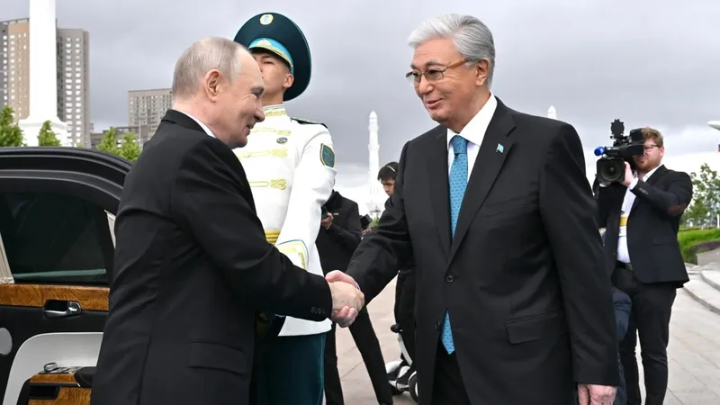 Токаев, Путин, президенты