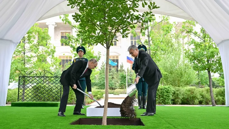 Токаев, Путин, президенты