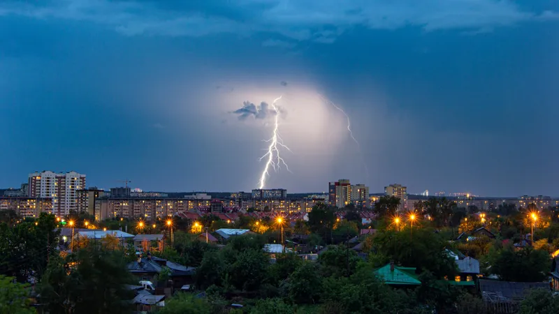 гроза, дома, природа, фото - Новости Zakon.kz от 29.05.2026 17:39