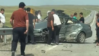 Страшное ДТП произошло на Кордайском перевале 