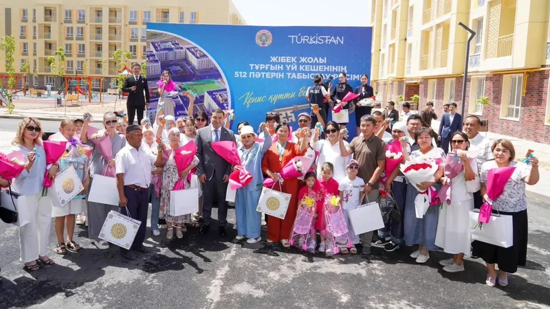 В Туркестане 512 семей получили новое жилье, фото - Новости Zakon.kz от 04.06.2026 16:02