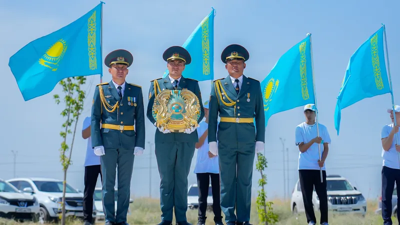Церемония поднятия флага, фото - Новости Zakon.kz от 04.06.2026 16:30
