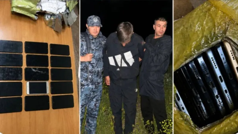 15 телефонов пытались перебросить осужденному в колонию в ВКО, фото - Новости Zakon.kz от 06.06.2026 11:55