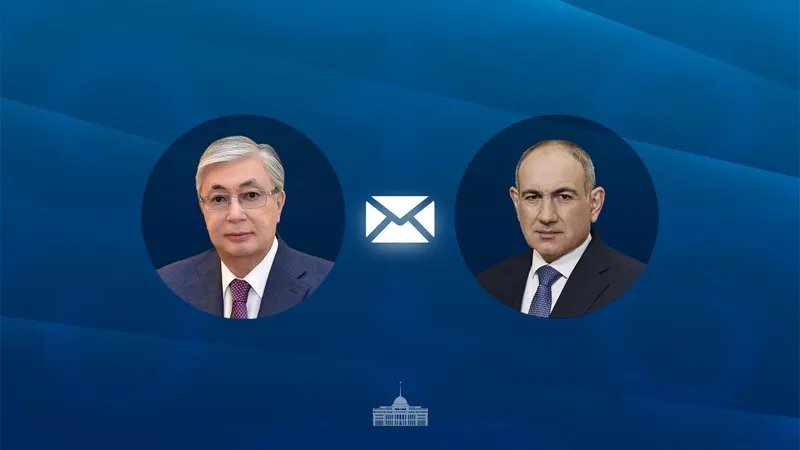 Токаев, Пашинян, фото - Новости Zakon.kz от 08.06.2026 10:00