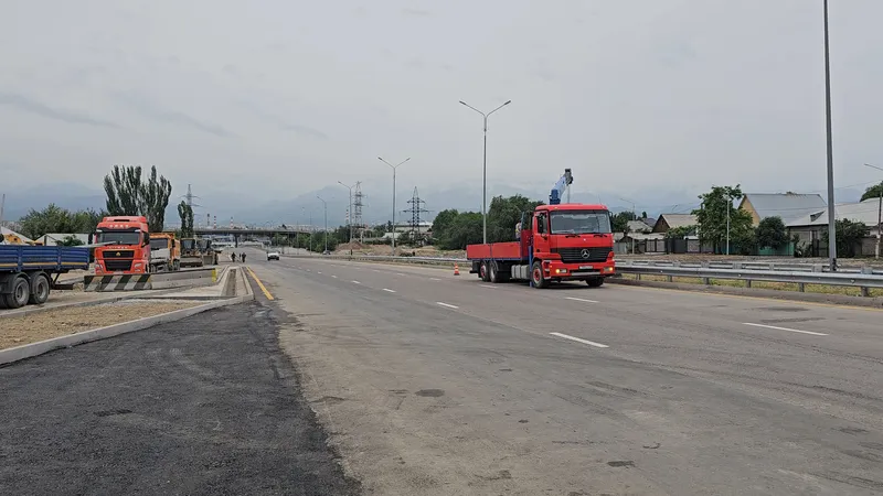 В Алматы открыли новый участок дороги на улице Саина, фото - Новости Zakon.kz от 09.06.2026 11:41