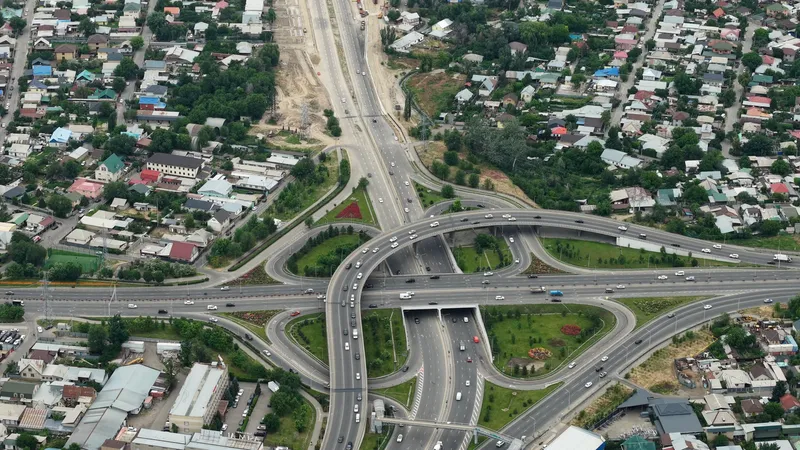 В Алматы открыли новый участок дороги на улице Саина, фото - Новости Zakon.kz от 09.06.2026 11:41