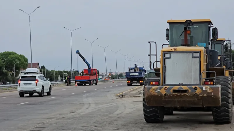 В Алматы открыли новый участок дороги на улице Саина, фото - Новости Zakon.kz от 09.06.2026 11:41