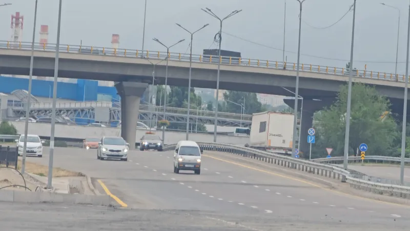 В Алматы открыли новый участок дороги на улице Саина, фото - Новости Zakon.kz от 09.06.2026 11:41