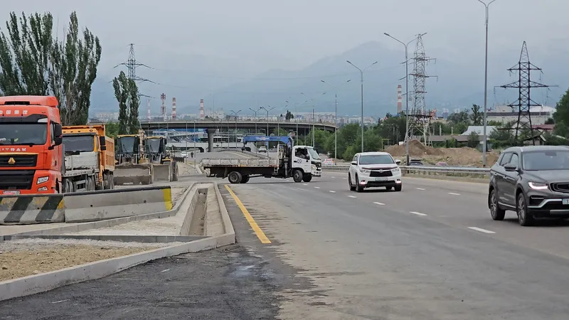 В Алматы открыли новый участок дороги на улице Саина, фото - Новости Zakon.kz от 09.06.2026 11:41