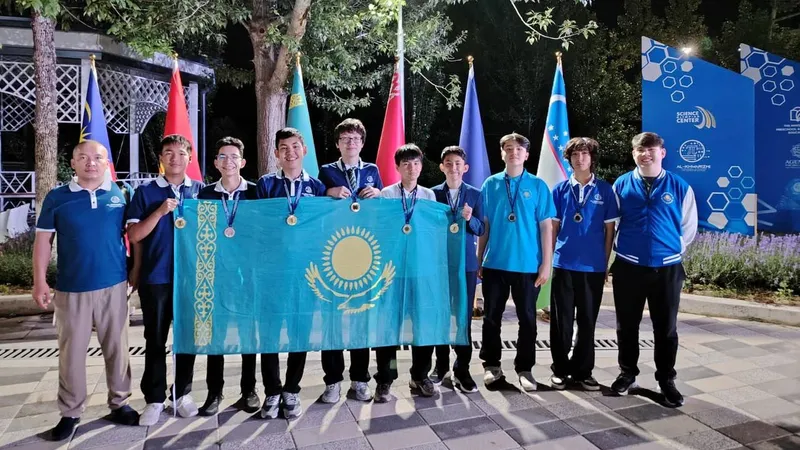 школьники, олимпиада, Казахстан, Узбекистан