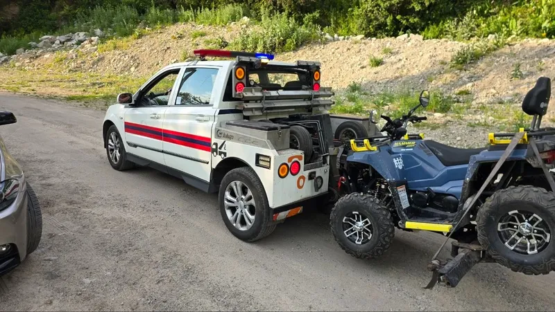 квадроцикл врезался в дерево в Алматы, фото - Новости Zakon.kz от 11.06.2026 13:55