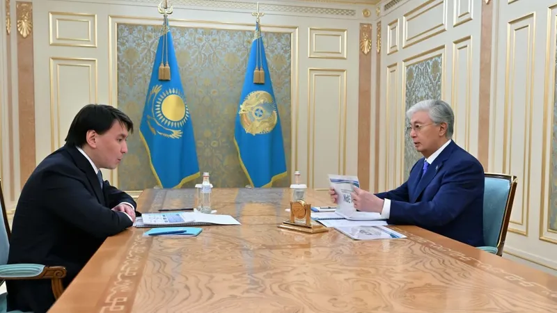 Омаров, Токаев, фото - Новости Zakon.kz от 17.06.2026 15:17