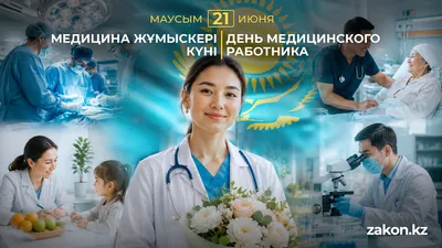 21 июня - День медицинского работника в Казахстане