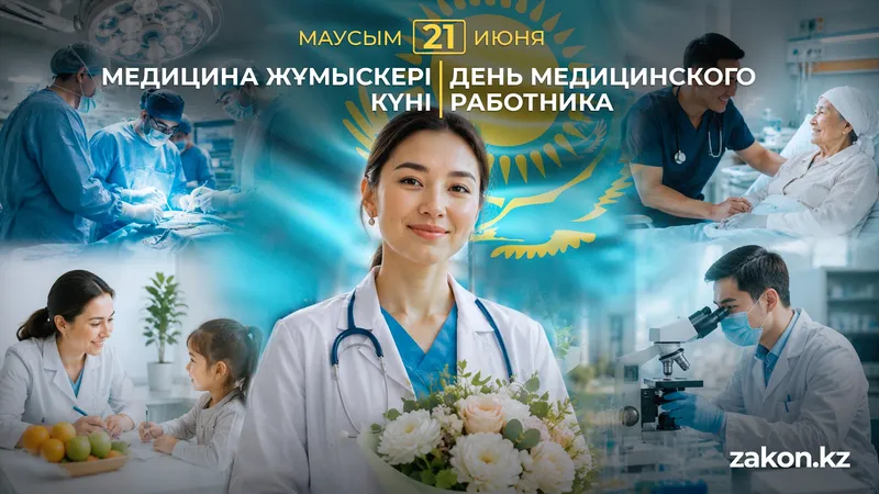 21 июня - День медицинского работника в Казахстане