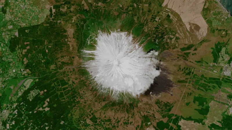 Япония из космоса, гора, фото - Новости Zakon.kz от 20.06.2026 06:08