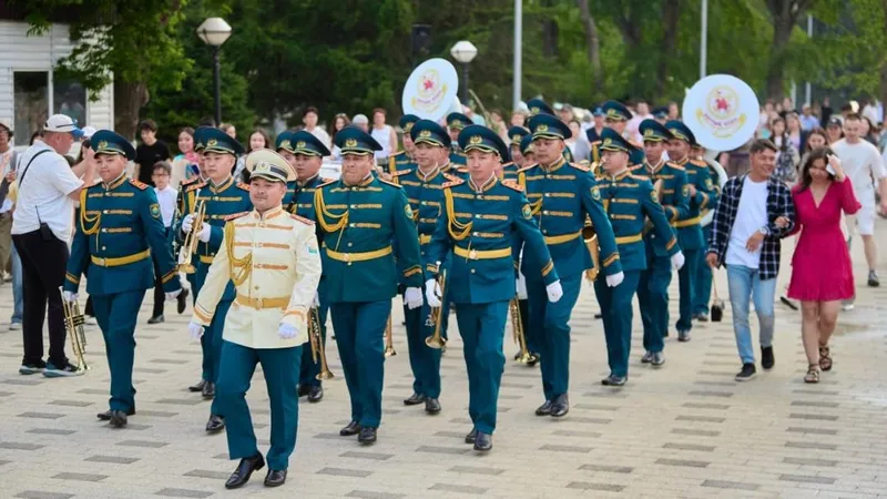 военнослужащие, концерт, Нацгвардия РК, поздравление, фото - Новости Zakon.kz от 23.06.2026 09:34