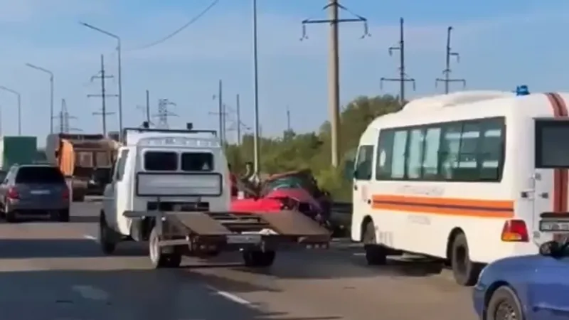 ДТП в Алматинской области, фото - Новости Zakon.kz от 24.06.2026 12:13