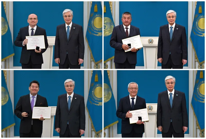 президент РК Касым-Жомарт Токаев, работники СМИ, награждение, фото - Новости Zakon.kz от 25.06.2026 15:54