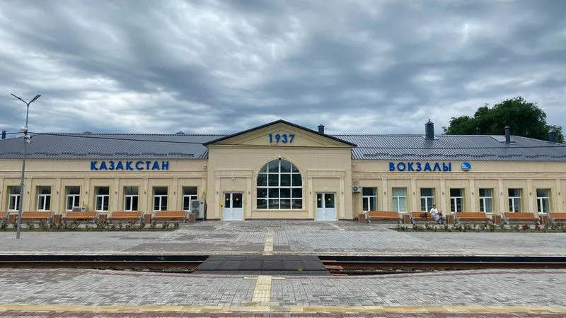 новый жд вокзал в Аксае, фото - Новости Zakon.kz от 30.06.2026 16:37