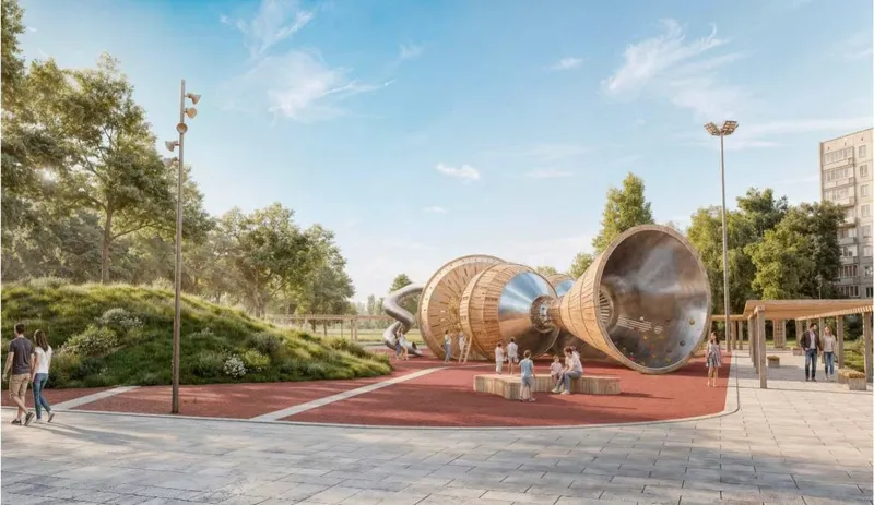 новый парк в Жезказгане, фото - Новости Zakon.kz от 01.07.2026 14:02