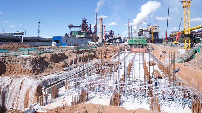 Qarmet строит новые коксовые батареи, фото - Новости Zakon.kz от 01.07.2026 13:44