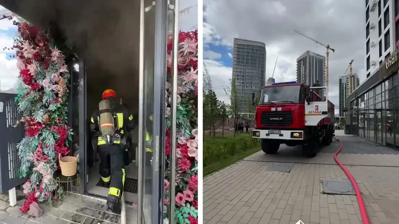 пожар в Астане, фото - Новости Zakon.kz от 03.07.2026 13:37