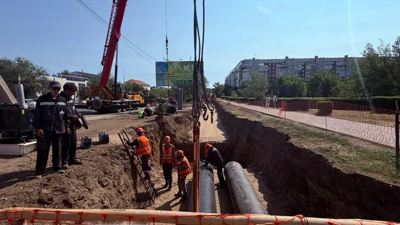 Павлодар, ремонт коммунальных сетей, инфраструктура, фото - Новости Zakon.kz от 07.07.2026 09:49