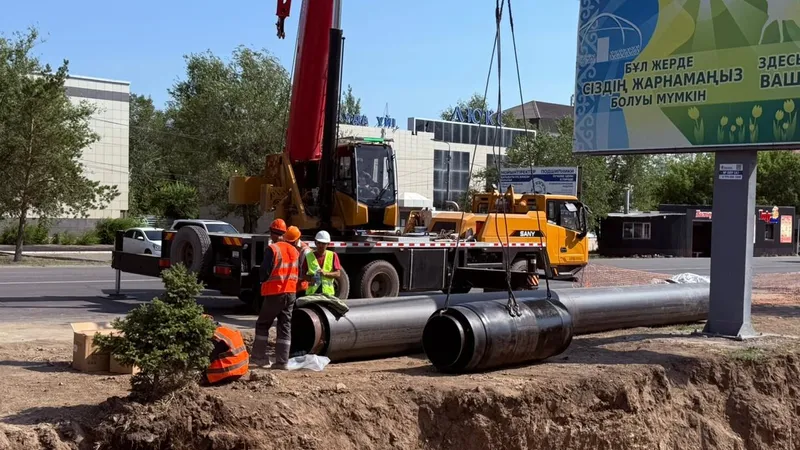 Павлодар, ремонт коммунальных сетей, инфраструктура, фото - Новости Zakon.kz от 07.07.2026 09:49